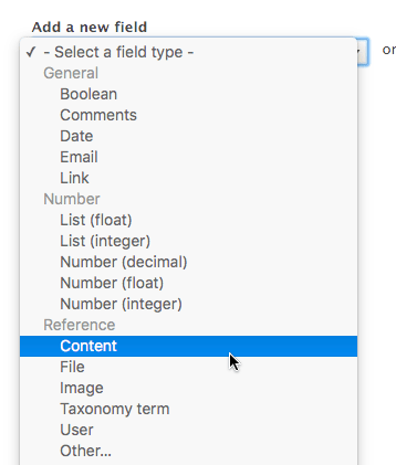 Entity Reference Views in Drupal 8: Add Entity Reference Field 