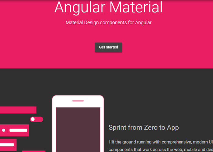 Best UI Component Libraries for Angular: Angular Material Design