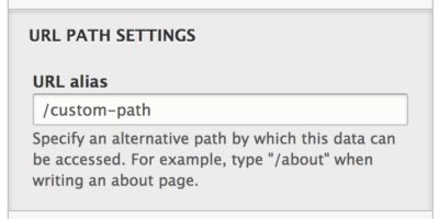 How to Generate Automatic URL Aliases in Drupal 8: creating aliases from your content edit form