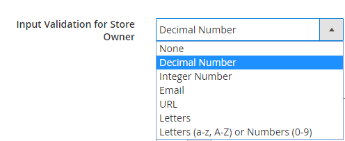 Magento 2 New Product Attribute- input validation for store owner