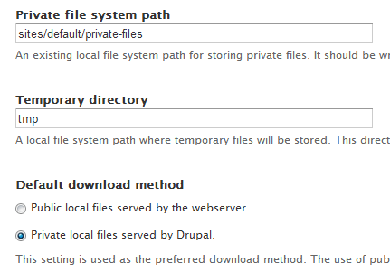 How to Secure Private Files in Drupal- Private File System Settings