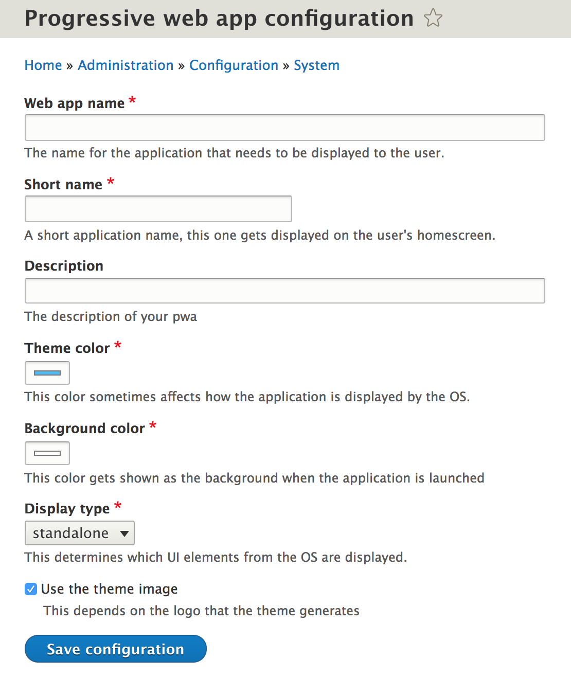 How to Integrate Progressive Web App Functionality into Drupal: PWA Configuration
